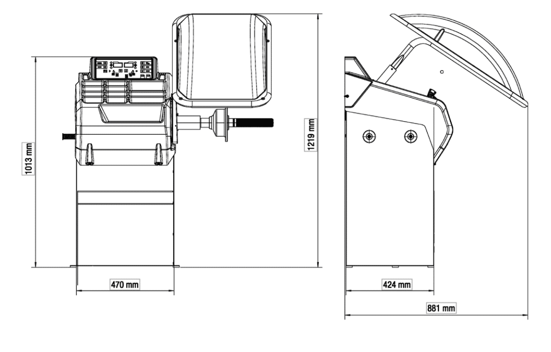 Coats 885 Wheel Balancer